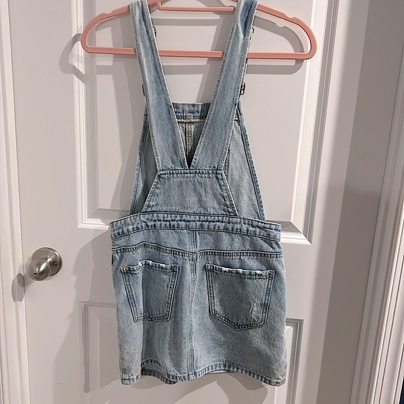 Denim Skirt Romper/Mini Dress - Picture 4 of 6
